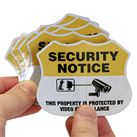 Security Shield Label Set