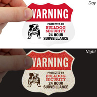 Protected By Bulldog Security Label