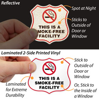 This Is A Smoke-Free Facility Label