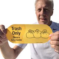 Trash Receptacle Label