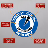 Get vaccinated label for COVID-19