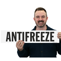 Antifreeze Safety Label