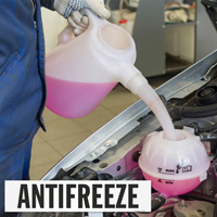 Antifreeze Warning Label