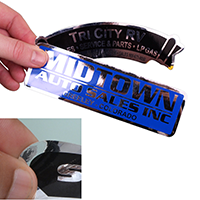 Chrome Polyester Labels