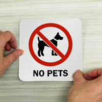 Swimming Pool Sign: No Pets