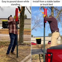 Sign post pounder for easy installation