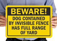 Beware Dog Sign