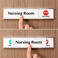 Nursing Room   Vacant/Occupied Slider Signs