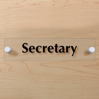 Secretary Sign