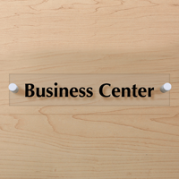 Business Center Sign