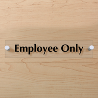 Employee Only Sign