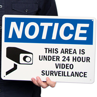 Area Under Video Surveillance Sign