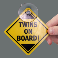 Twins On-Board Car Hang Tags and Label
