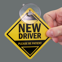 New Driver Car Hang Tags and Label