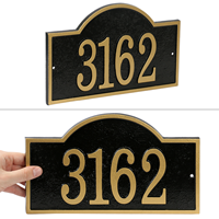 Fast And Easy Arch House Number Address Plaque