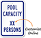 Pool Capacity __ Persons Sign