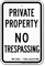 Maryland No Trespassing Sign