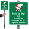 Pick It Up Or It Will Be Returned Funny LawnBoss Sign
