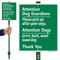 Attention Dog Guardian Sign