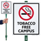 Tobacco Free Campus Lawnboss Sign