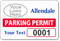 Parking Labels - Design LL17