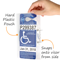VisorTag Magnetic Parking Permit Holder and Protector, Horizontal