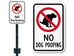 Dog Poop Signs - Keep your Lawn Poop Free with Curb Your Dog Signs