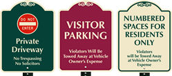 24 Inch x 18 Inch Parking SignatureSign