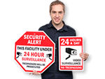 24 Hour Surveillance Signs