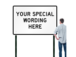 48" x 72" Custom Horizontal Signs
