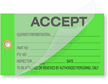 Self Laminating Inspection Tags