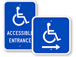 Accessible Entrance Signs