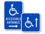 ADA Accessible Entrance Signs