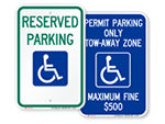 Handicap Parking Signs