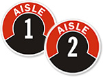 Aisle ID Floor Signs