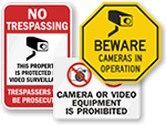 All Surveillance Signs