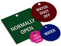 Aluminum Valve Tags
