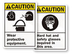 ANSI Caution Signs