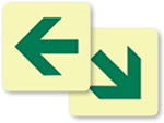 Arrow Signs for Evacuation