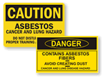 Asbestos Warning Signs