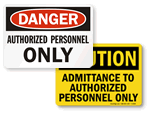 Authorized Personnel Only