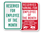 Award Parking Signs