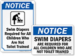 Baby Pool Signs