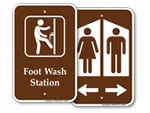 Bathroom Signs for Parks