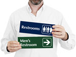 Engraved Restroom Signs