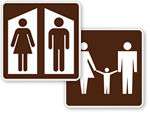 Bathroom Signs for Parks