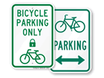 Bicycle Parking Signs