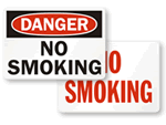 No Smoking Signs