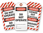 Bilingual Do Not Operate Tags