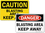 Blasting Signs